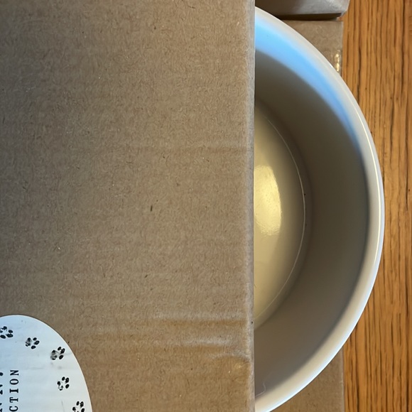 New Rae Dunn dog bowls ceramic by magenta 6” pet bowls - Picture 5 of 7